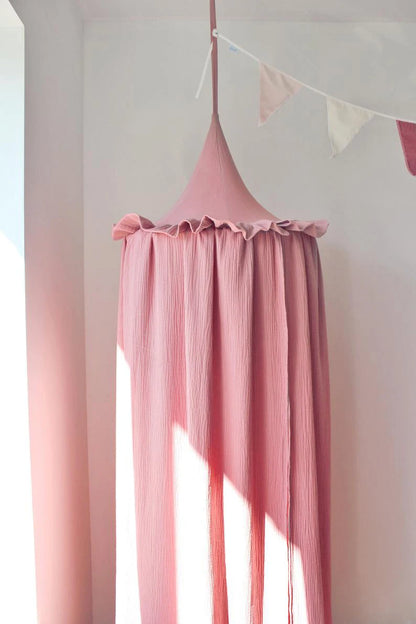 Ciel de lit enfant rose Luminex