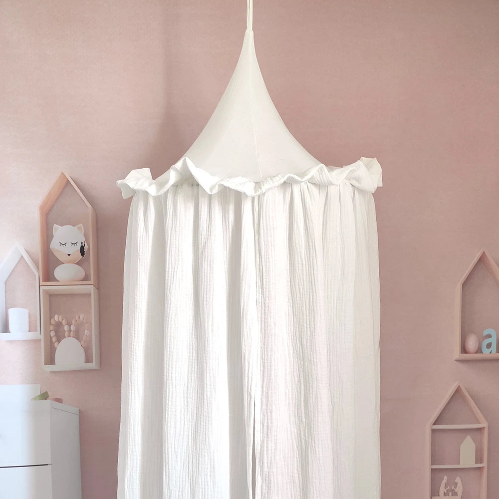 Ciel de lit enfant rose Luminex