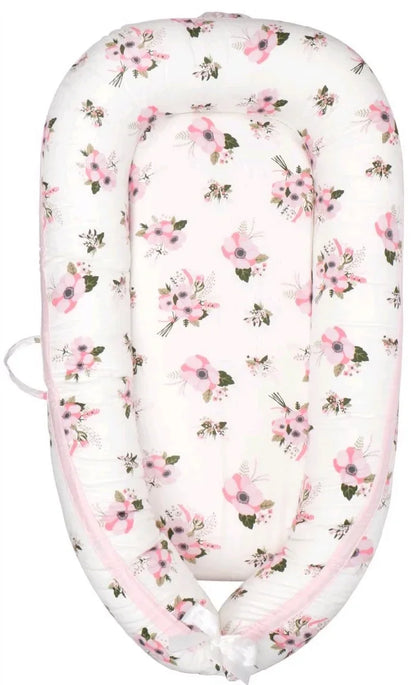 2026 New Soft Babynest Newborn Baby Nest Bed Portable Crib Travel Bed Baby Nest Baby Lounge Bassinet Bumper with Pillow Cushion