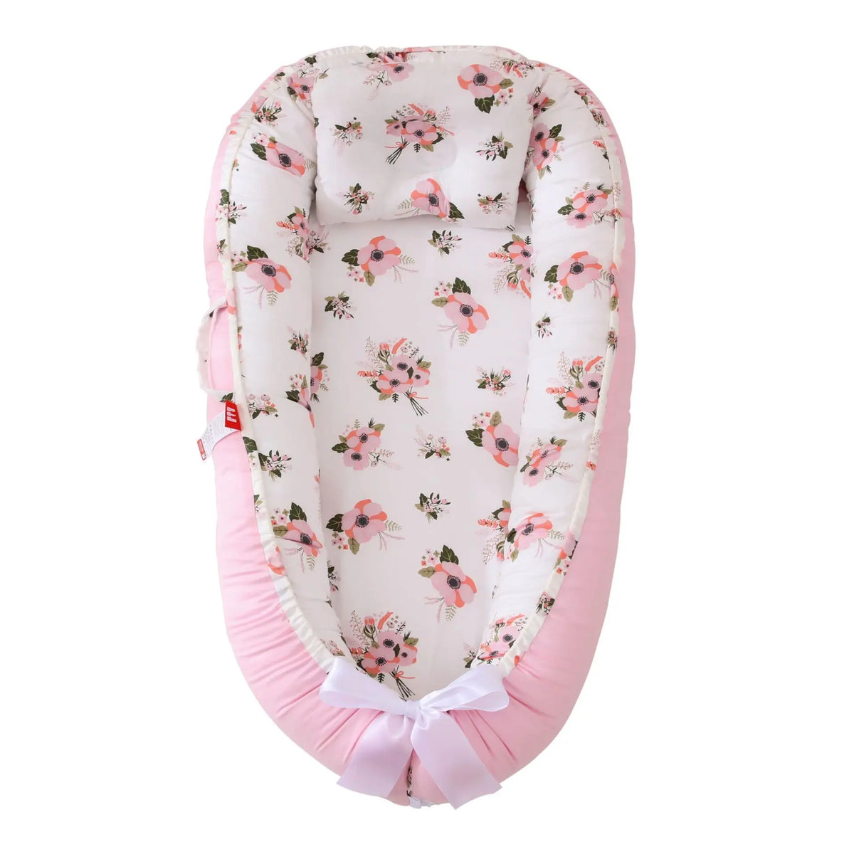 Breathable and detachable cotton portable crib, baby nest, baby pillow, travel crib