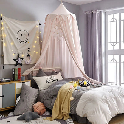 Ciel de lit enfant Rose