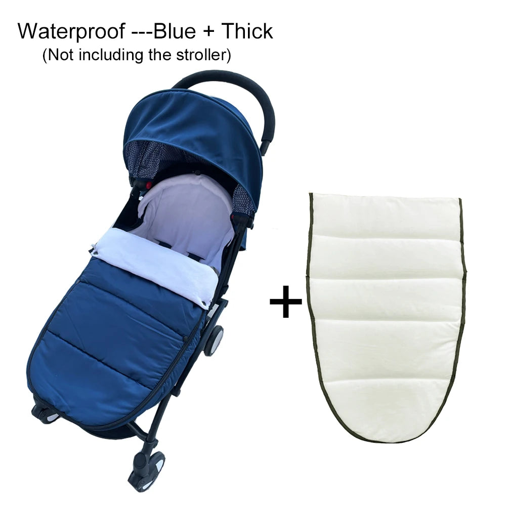 Chancelière poussette Bleu marine