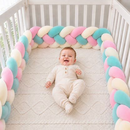 Tour de lit tressé bébé disponible en 3m