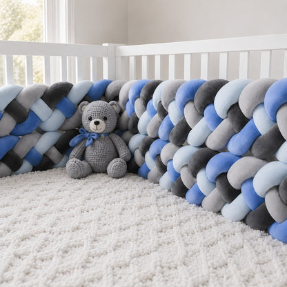 Tresse de lit bébé en coton pour berceau